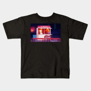 tacos at midnight Kids T-Shirt